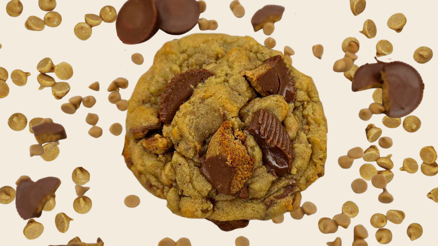 PEANUT BUTTER CUP AND PEANUT BUTTER CHIP COOKIE