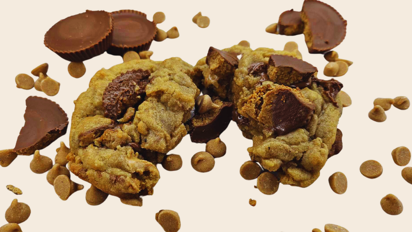 PEANUT BUTTER CUP AND PEANUT BUTTER CHIP COOKIE