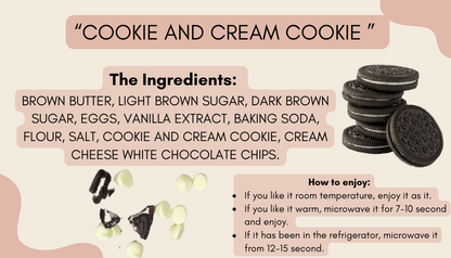 OREO'S COOKIE AND CREAM COOKIE