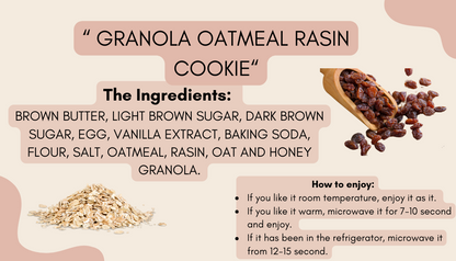 GRANOLA OATMEAL RASIN COOKIE